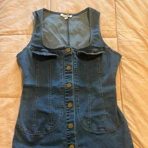 Denim dress